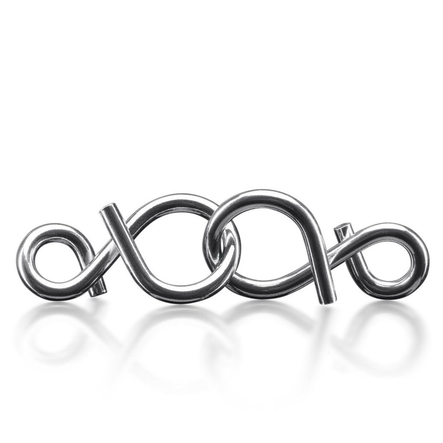 Комплект дървени и метални пъзели-главоблъсканици, 6 броя