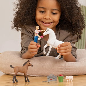 Комплект Ветеринар на визитация , Schleich