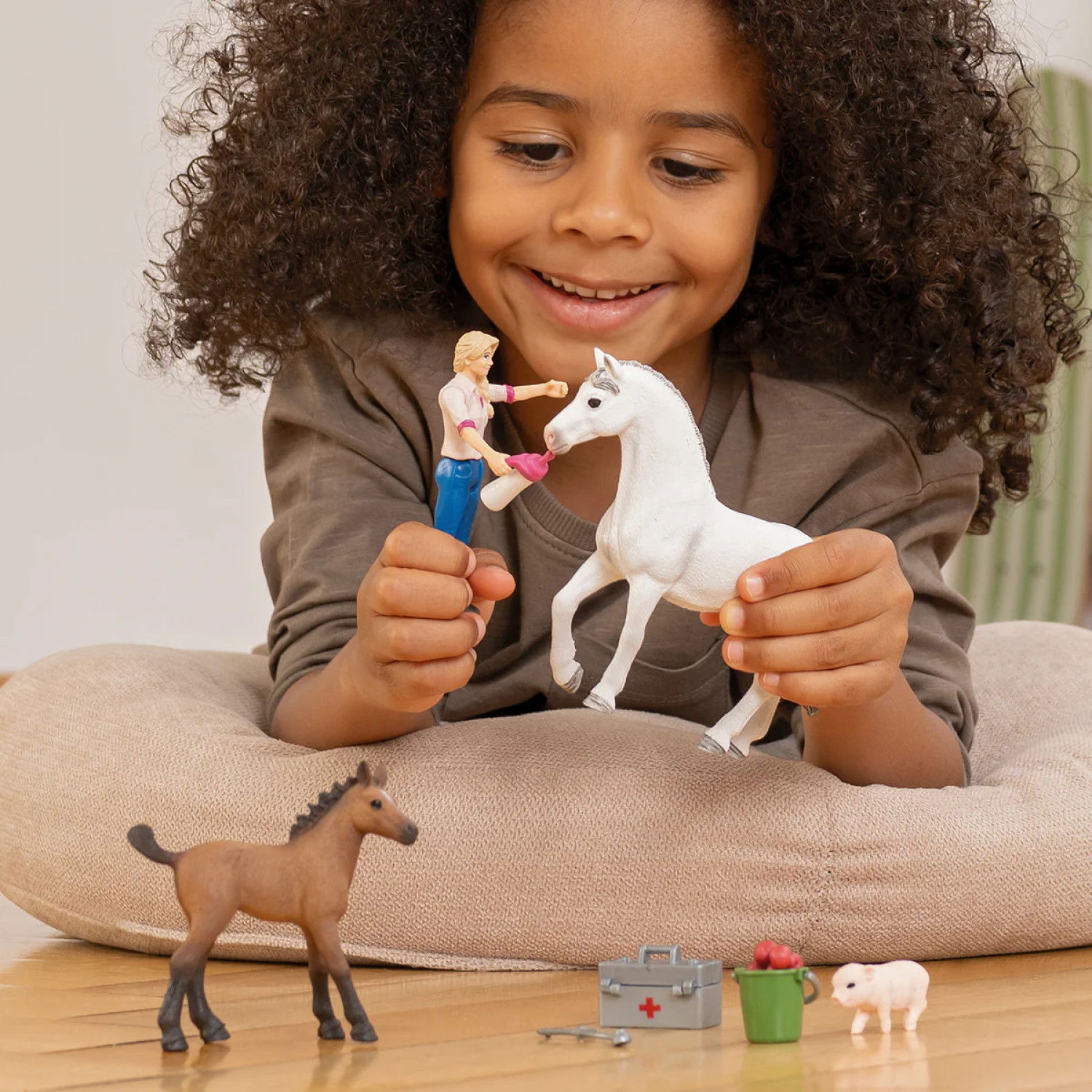 Комплект Ветеринар на визитация , Schleich