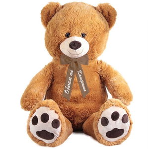 Плюшено Мече Куба с Надпис