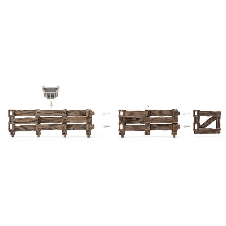 Къща в Африка с животни и аксесоари, 61 части