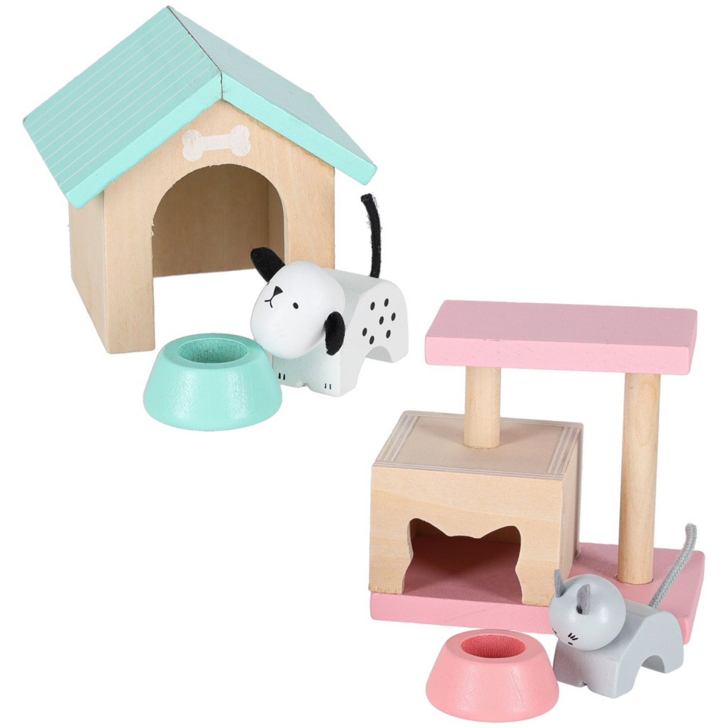 Къща за кукли в куфарче с аксесоари