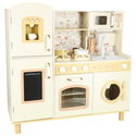 Детска дървена кухня с вода, звуци и светлина