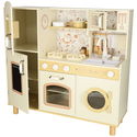 Детска дървена кухня с вода, звуци и светлина