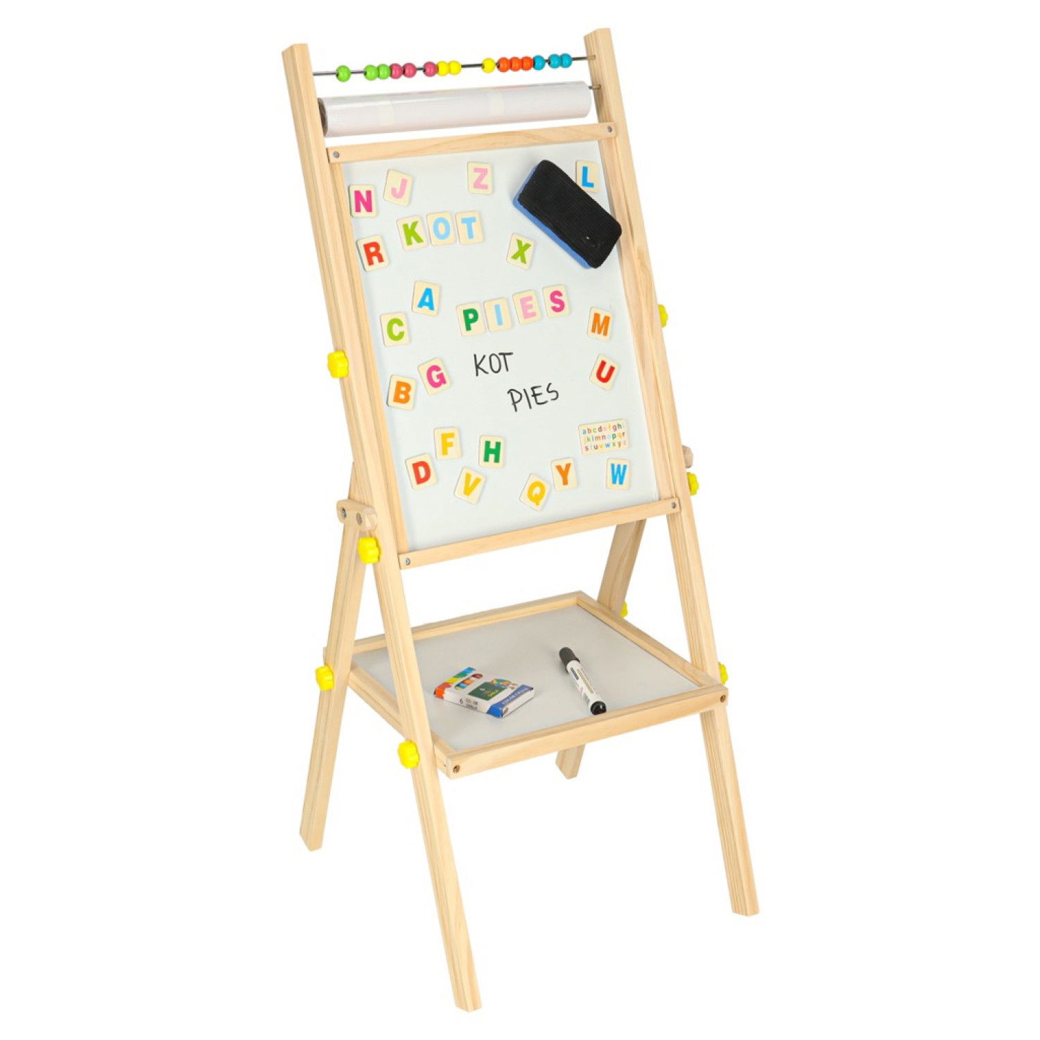 Двустранна магнитна въртяща дъска с аксесоари