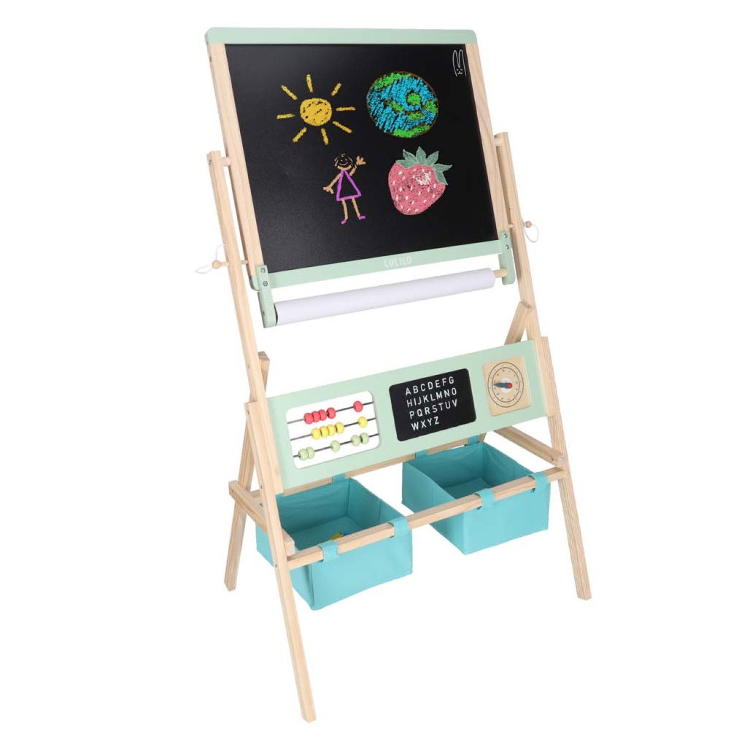 Двустранна магнитна въртяща дъска с аксесоари и кошници