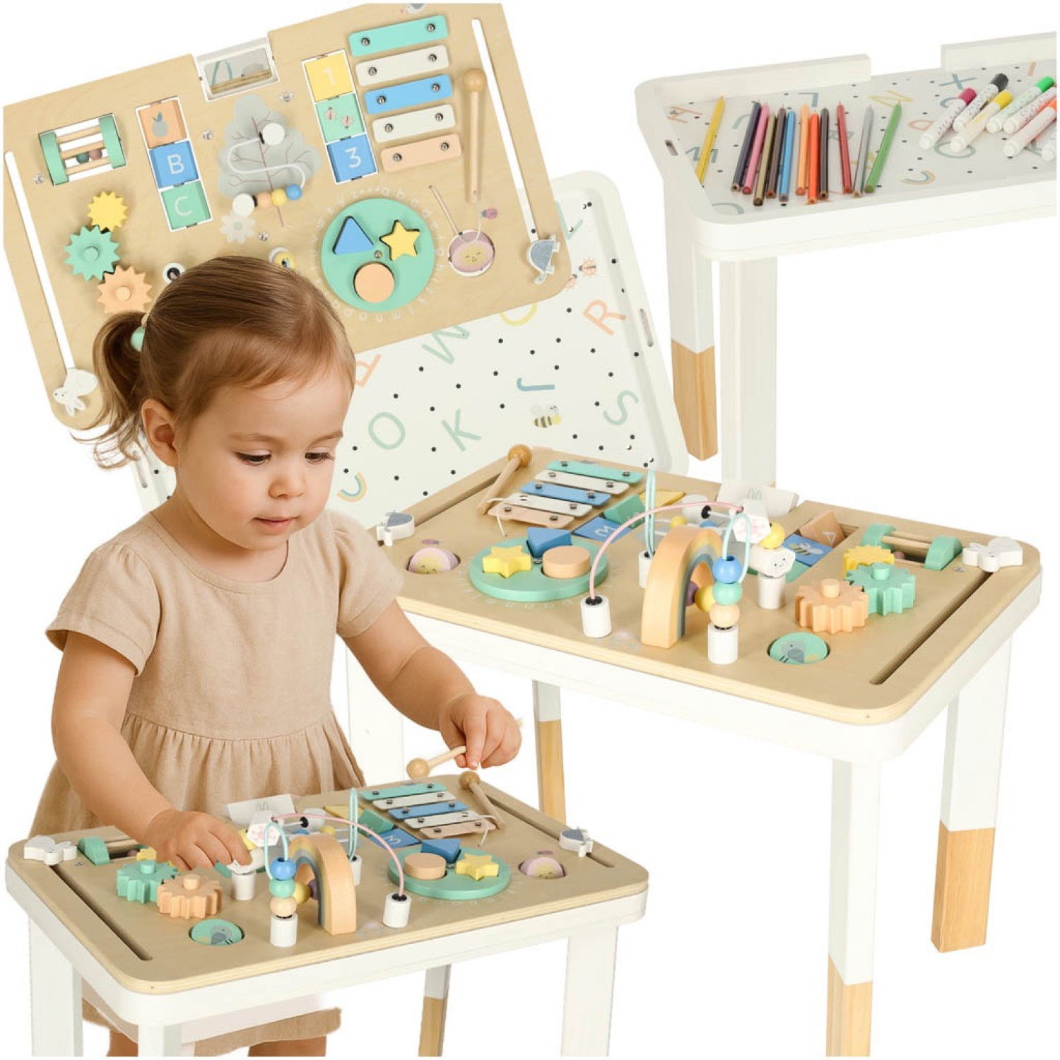 Многофункционална маса с активности Минт