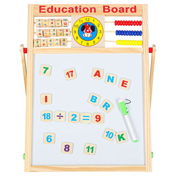 Двустранна магнитна дъска с аксесоари