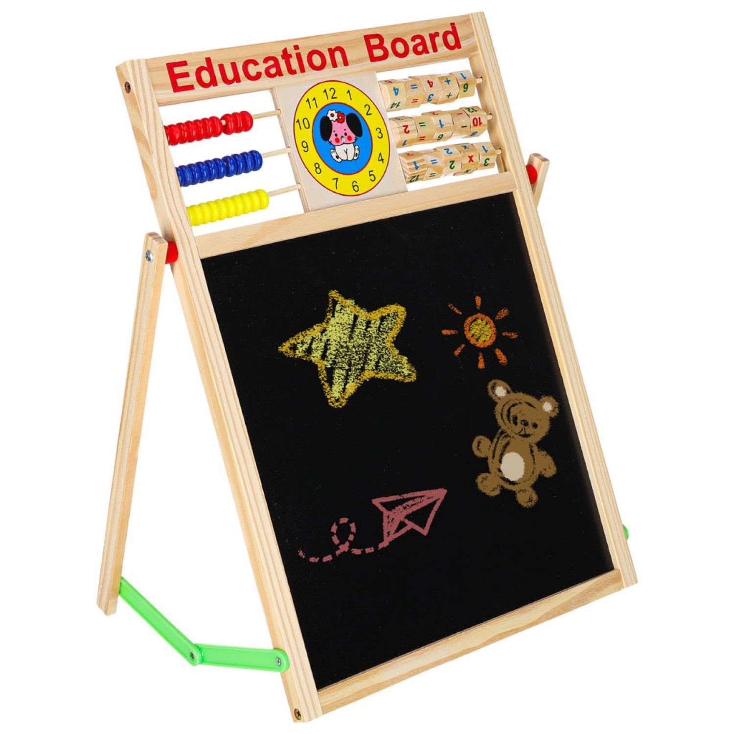 Двустранна магнитна дъска с аксесоари