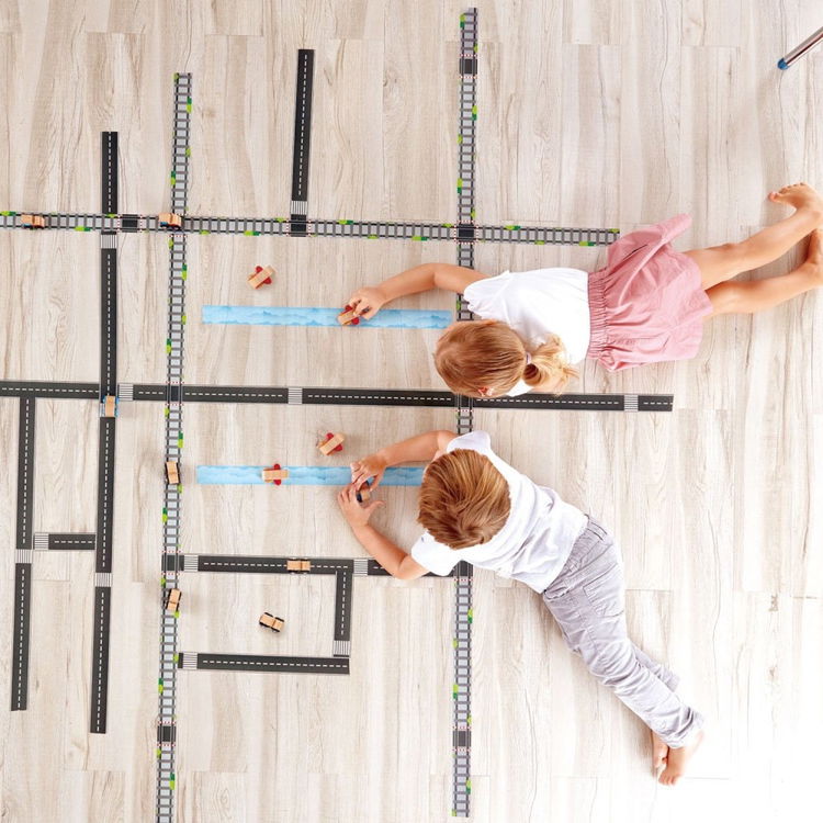 Дървено влакче с лента за писта, Hape