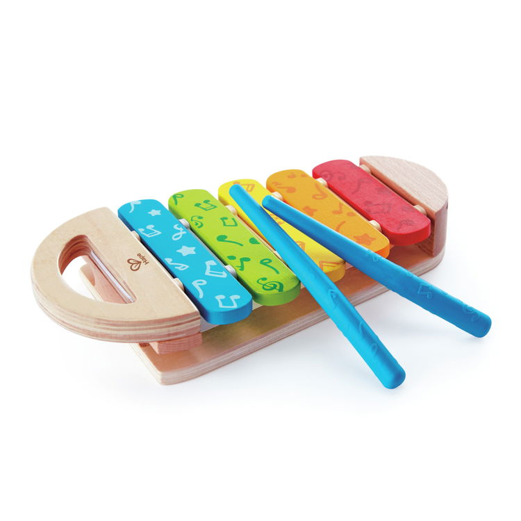 Дървен цветен ксилифон, Hape