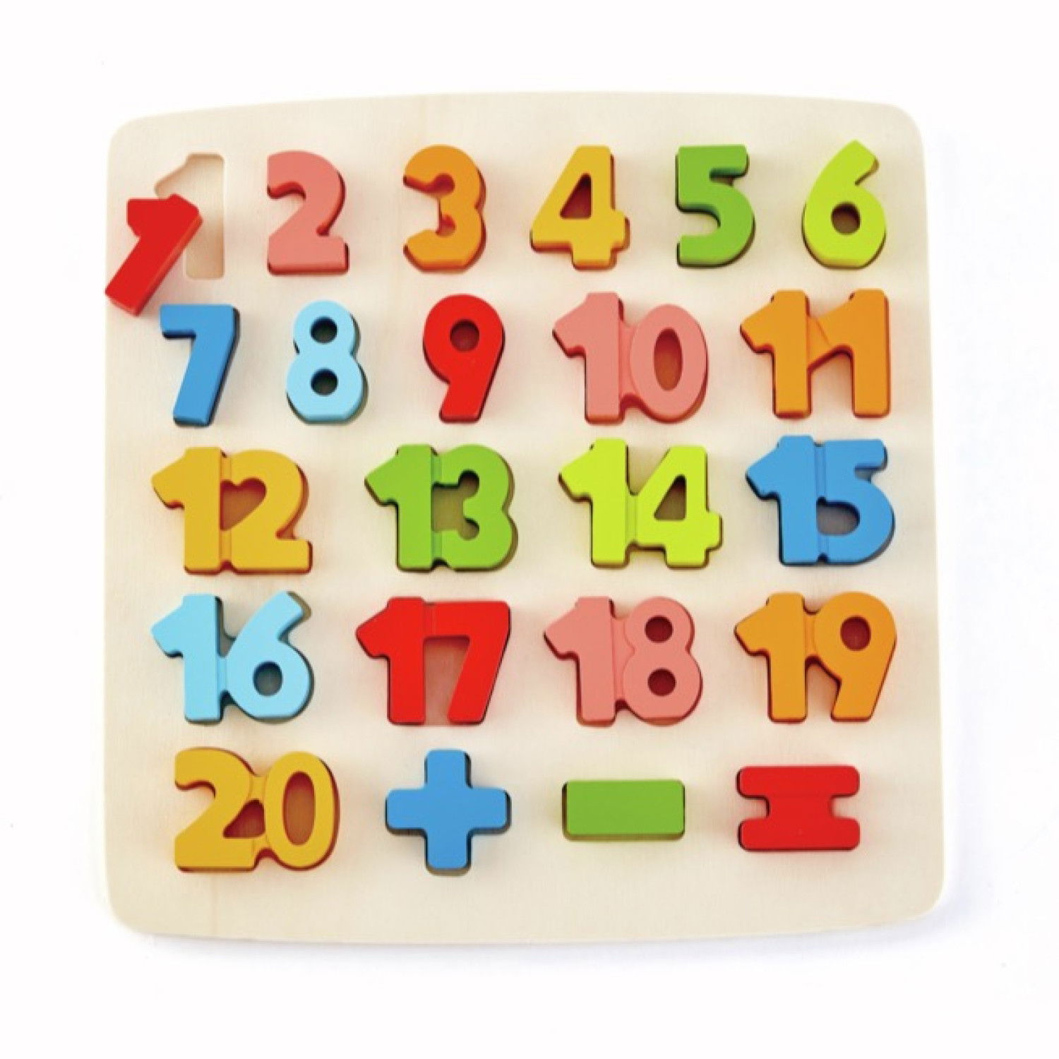 Дървен пъзел с цифри, Hape