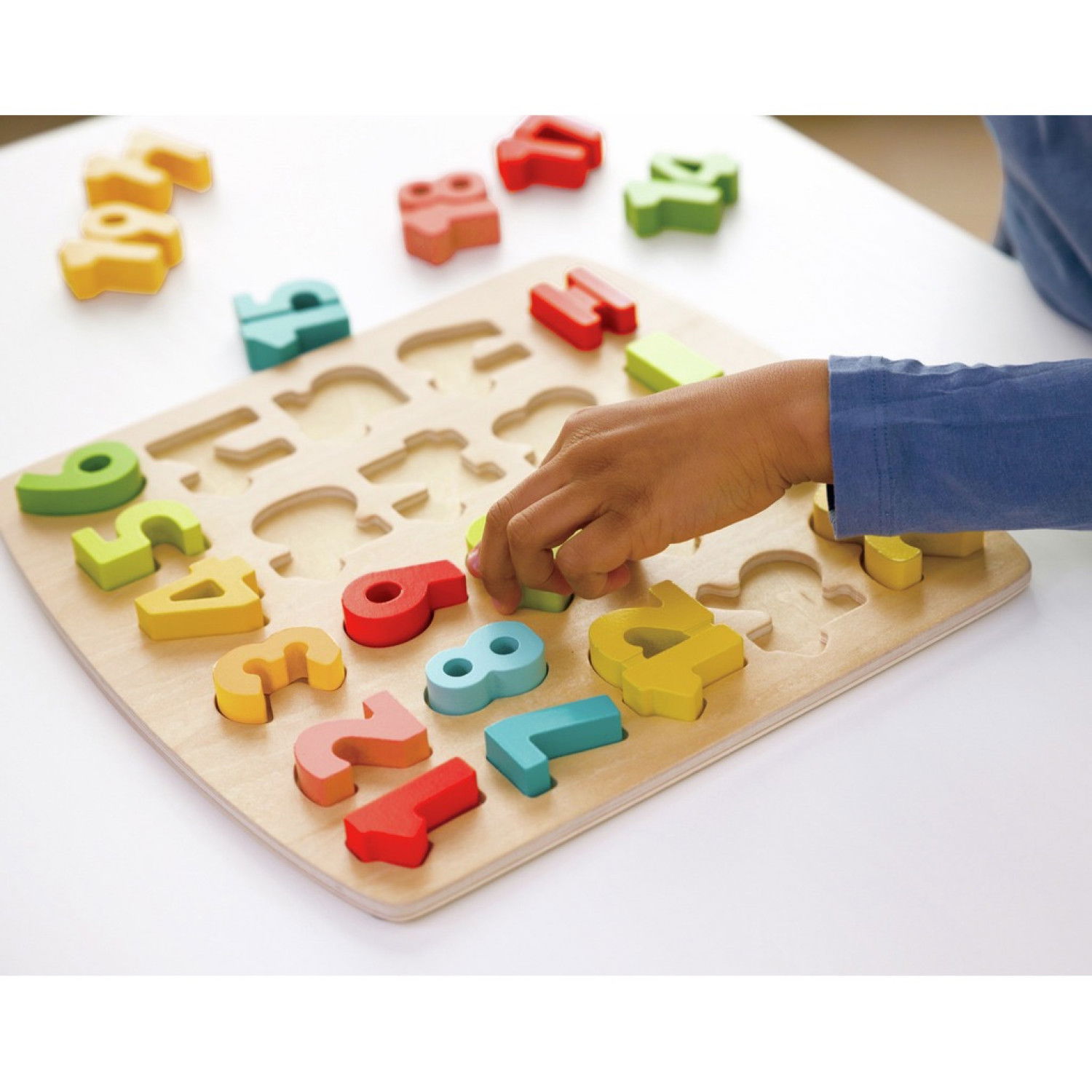 Дървен пъзел с цифри, Hape