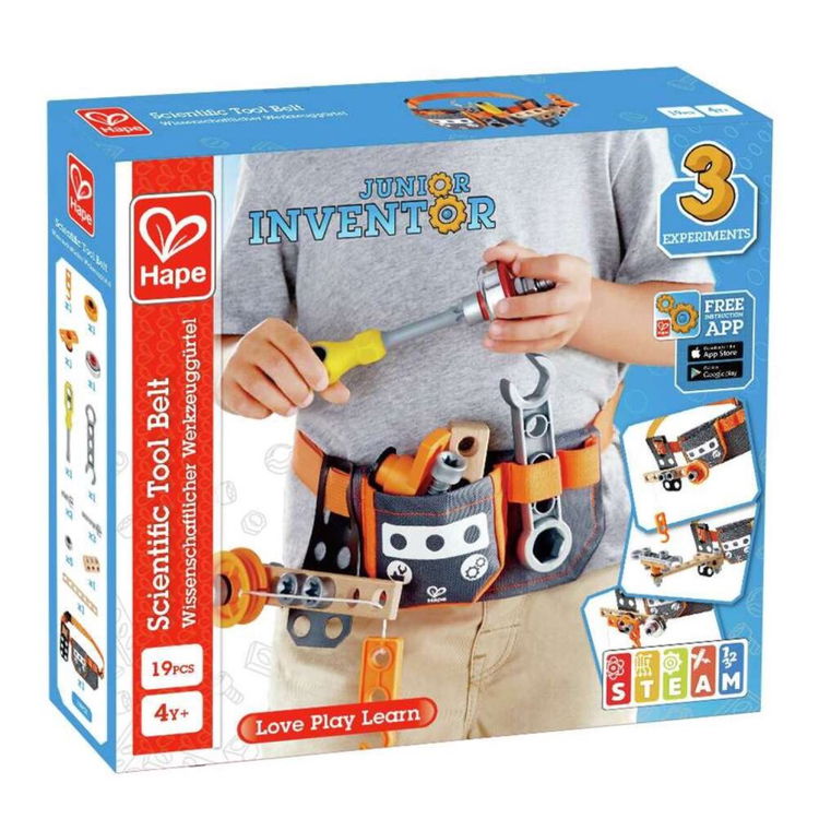 Комплект колан с инструменти, 19 части, Hape