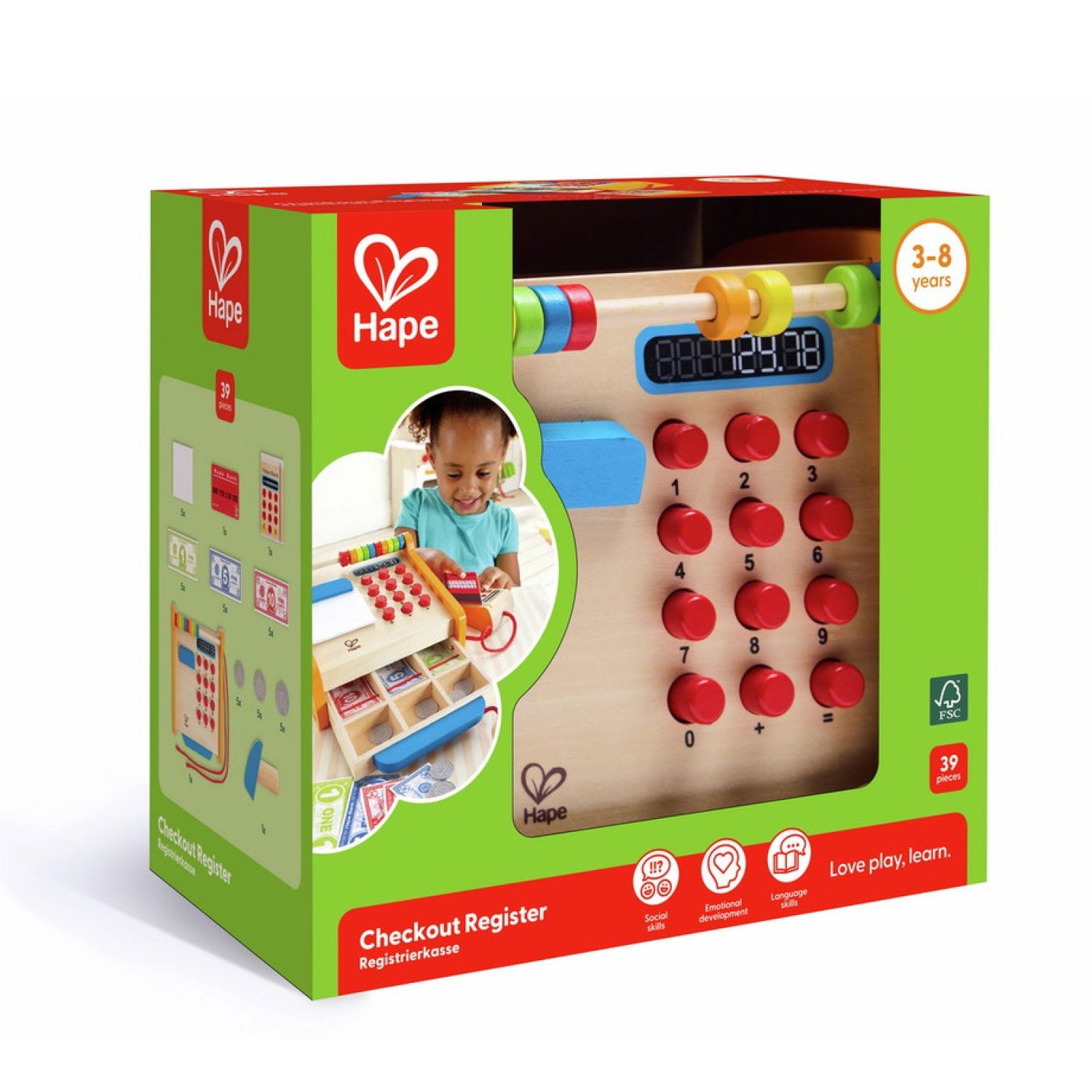 Дървен Касов апарат, Hape