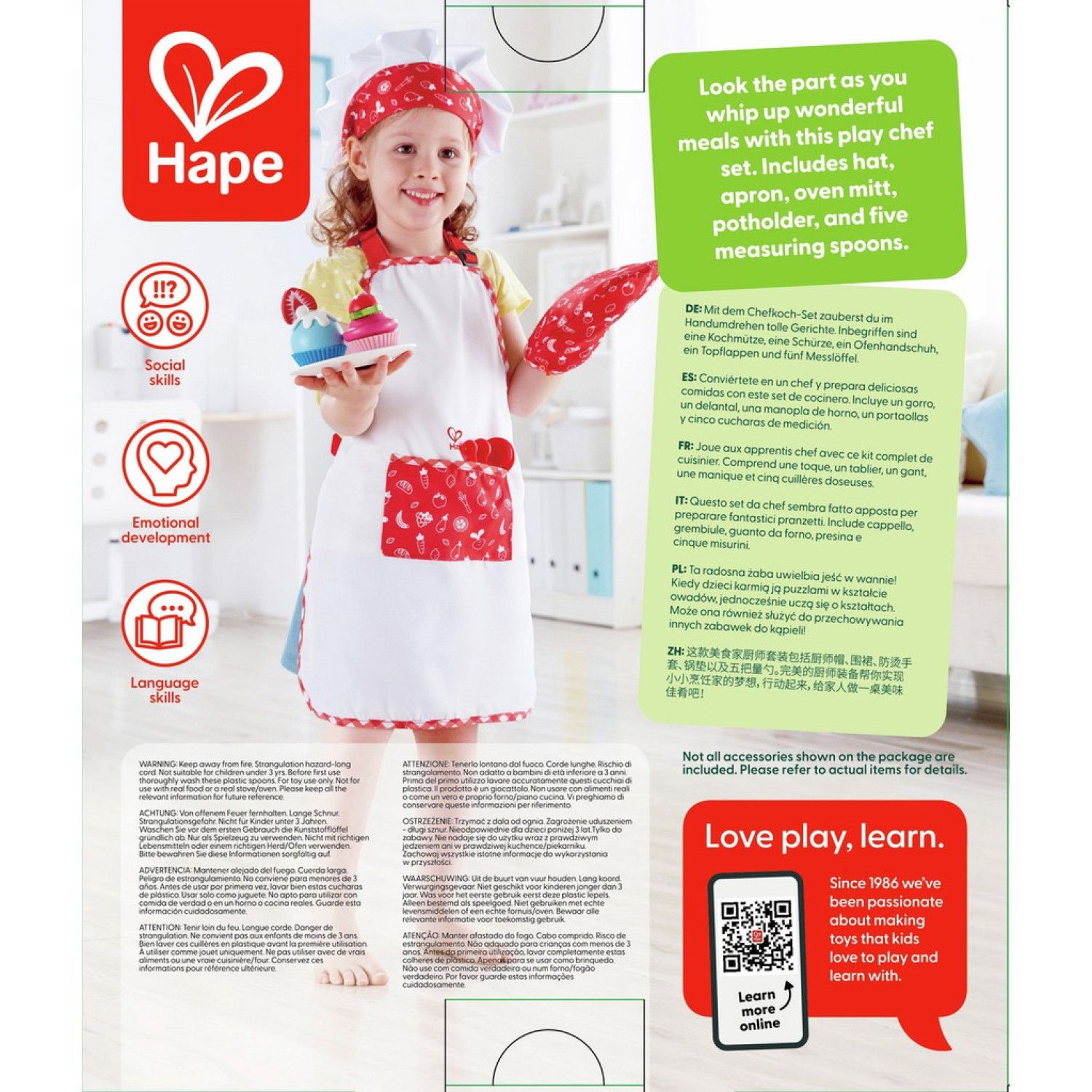 Готварски комплект, Hape