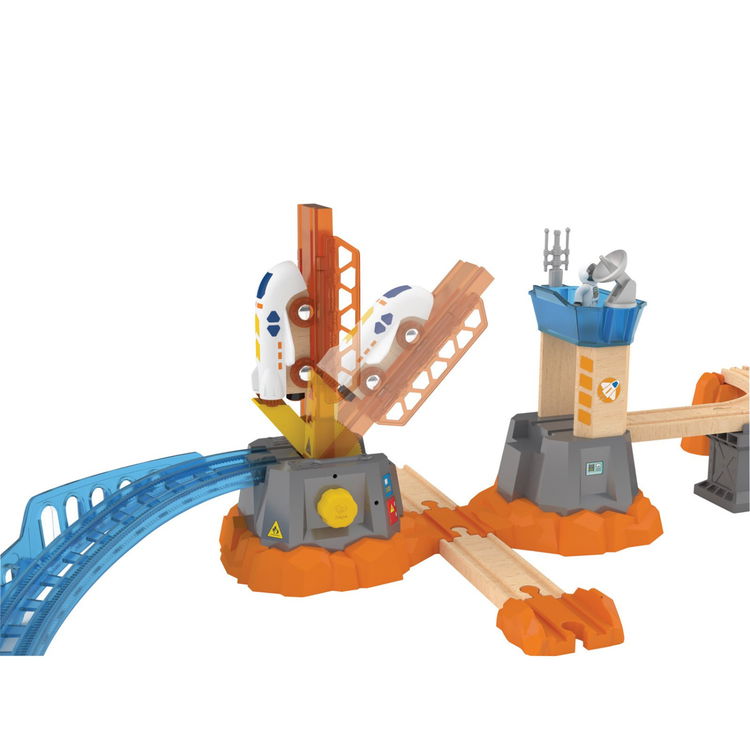 Дървен железопътен комплект Марс, Hape