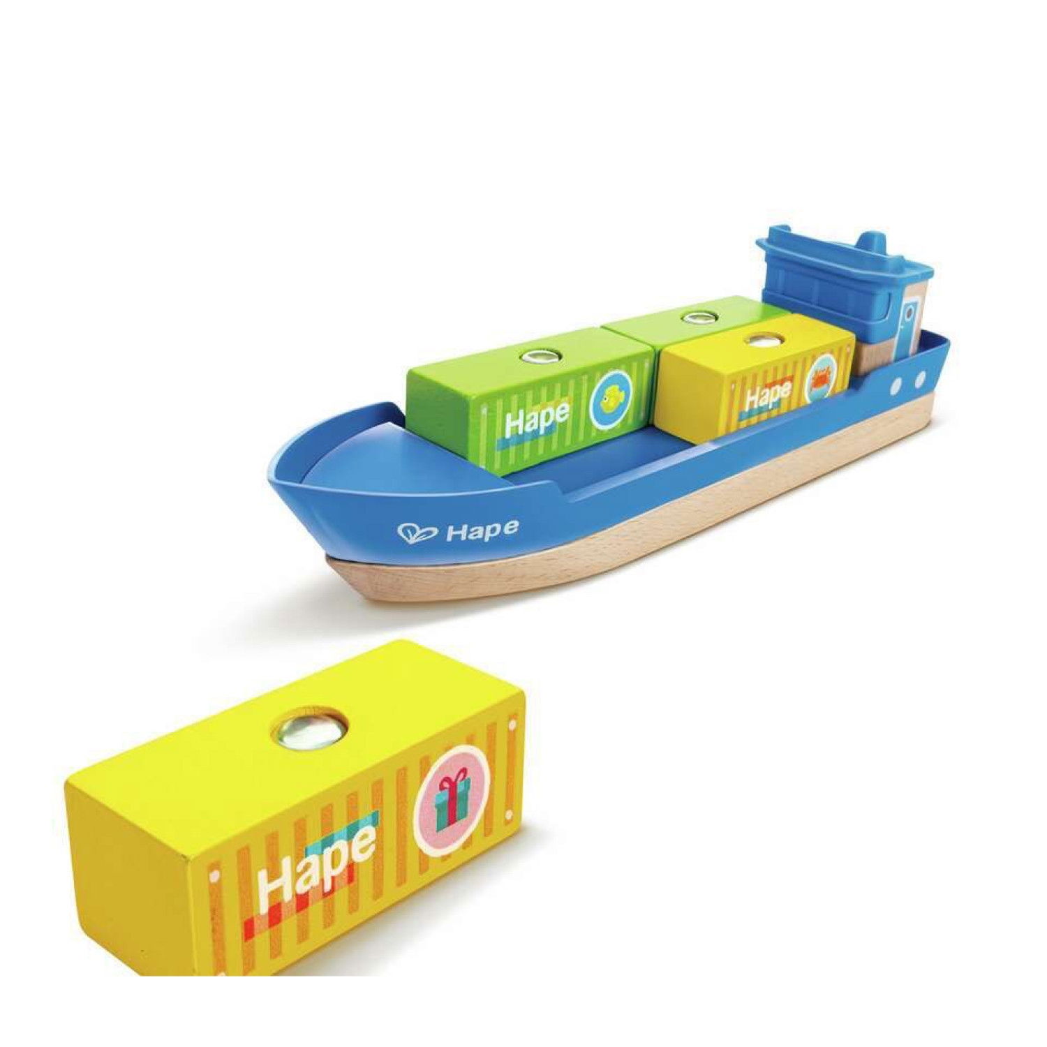 Дървен товарен кораб с кран, Hape
