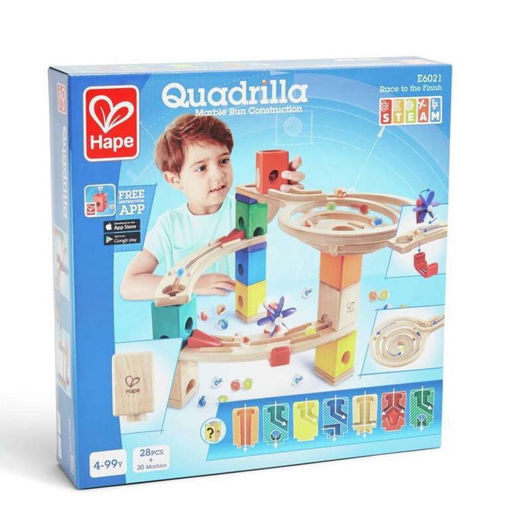 Дървена писта с топчета, Hape