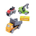 Комплект дървени строителни машини, Hape