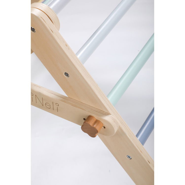 Комплект Монтесори Пиклер триъгълник с дъска 2в1 Пастел