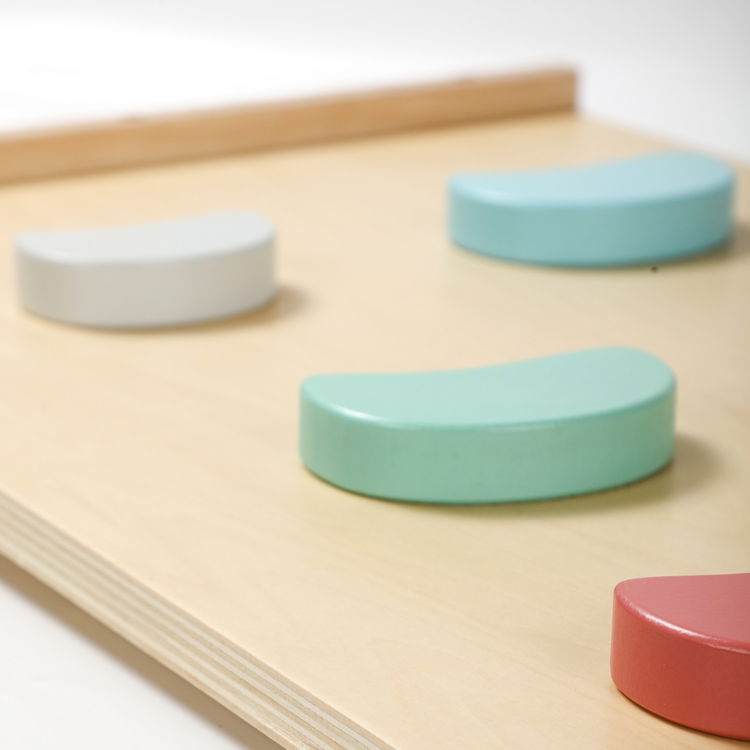 Детска двустранна дъска за катерене и пързаляне 2в1