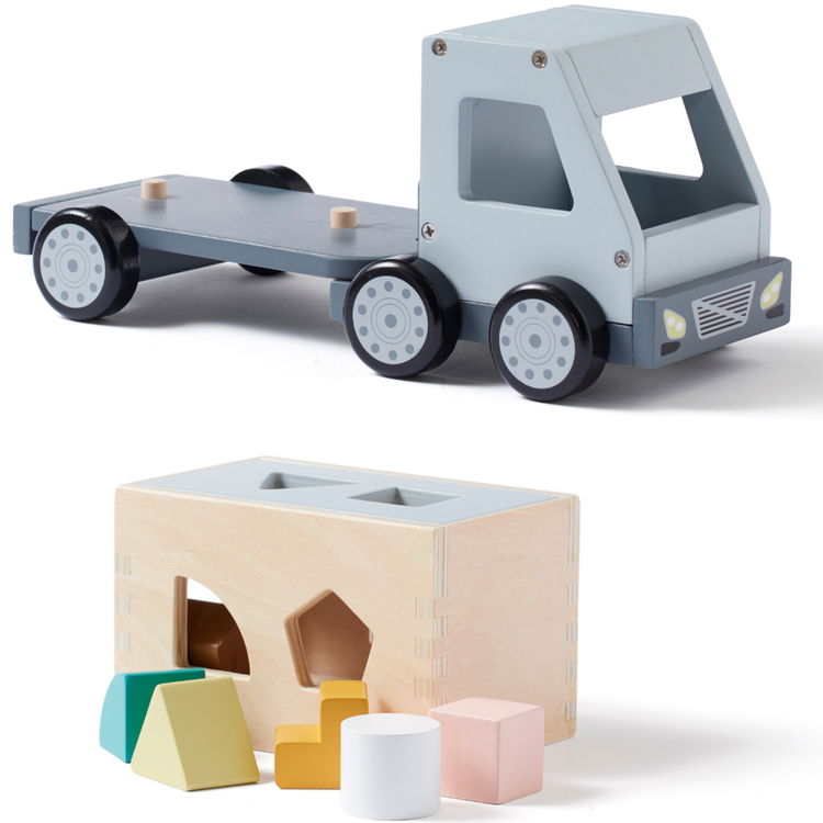 Дървен камион - сортер