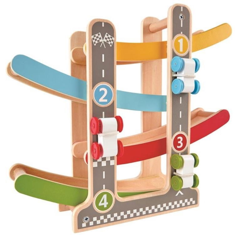 Дървена писта с 3 коли, Hape