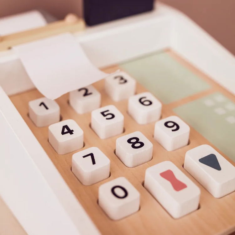 Дървен касов апарат