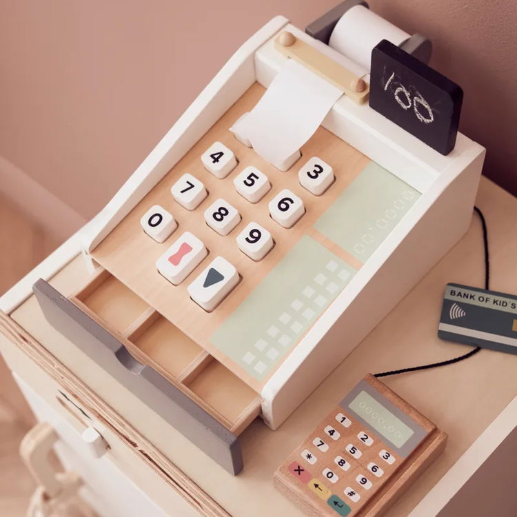 Дървен касов апарат