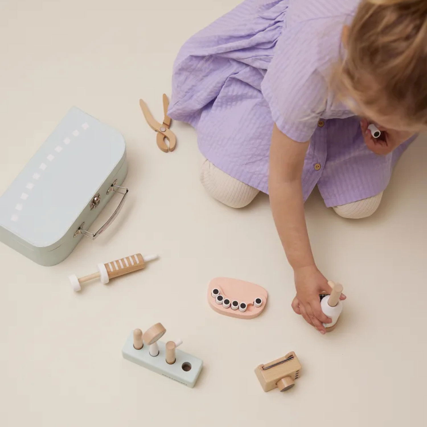 Зъболекарски комплект за деца в куфарче