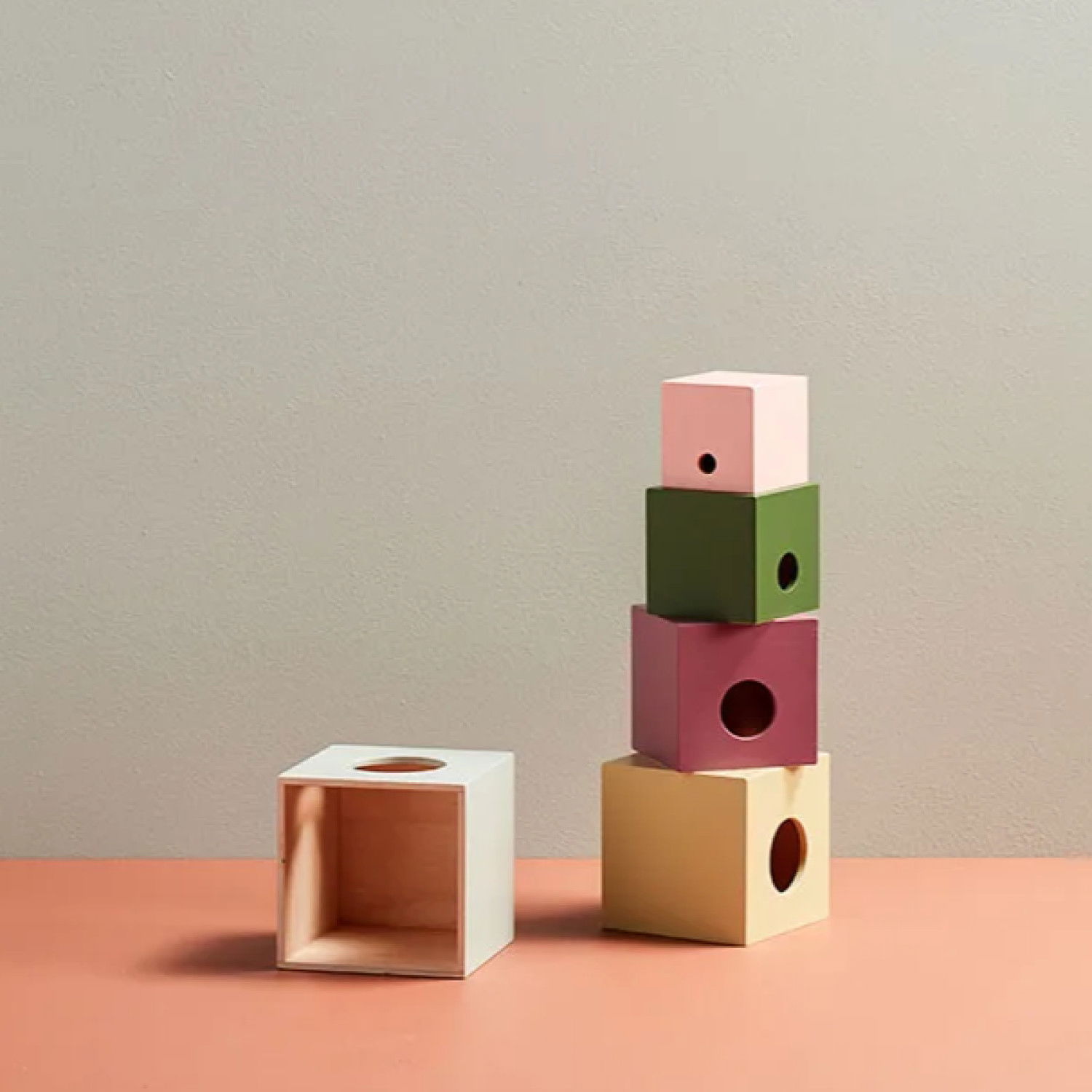 Дървени кубчета за подреждане