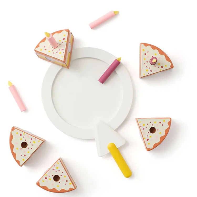 Дървена торта със свещички