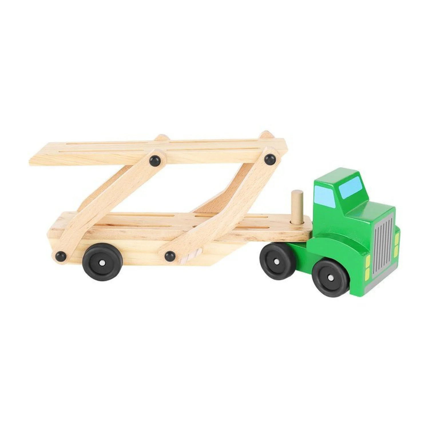 Дървен камион с коли Kruzzel, 9353