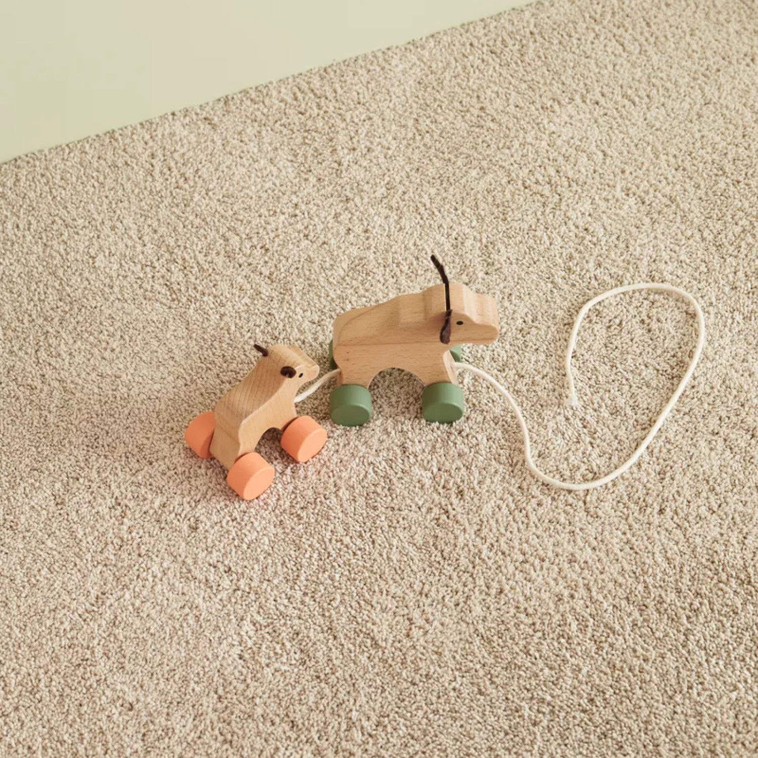 Дървена ирачка за дърпане Лосове