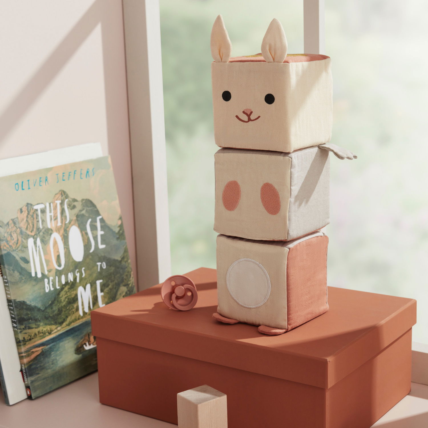 Комплект текстилни бебешки кубчета