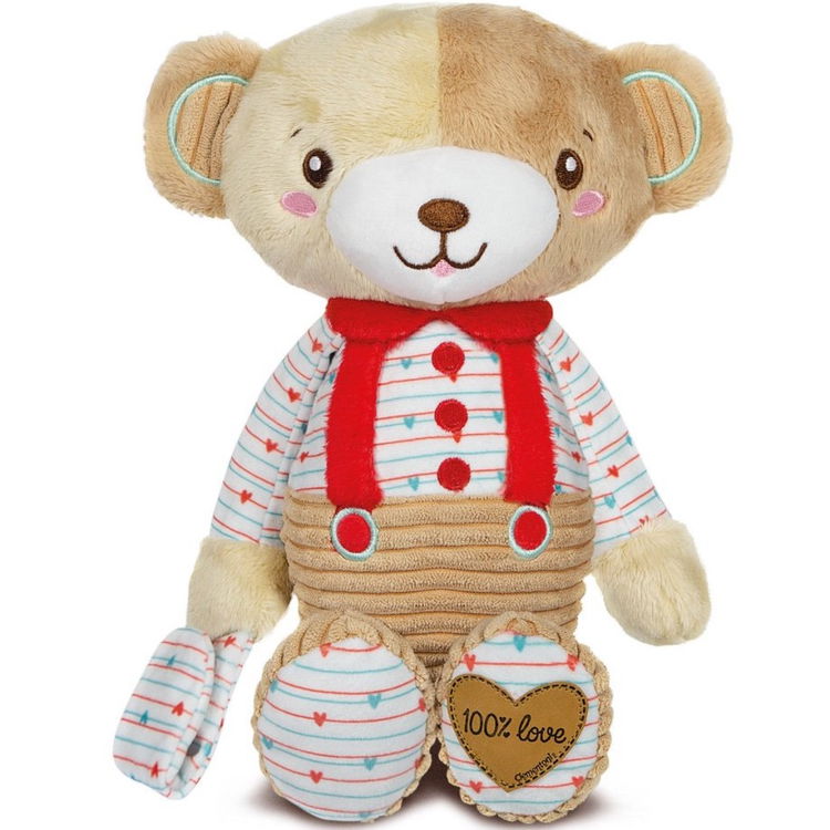 Меко бебешко мече в кутия