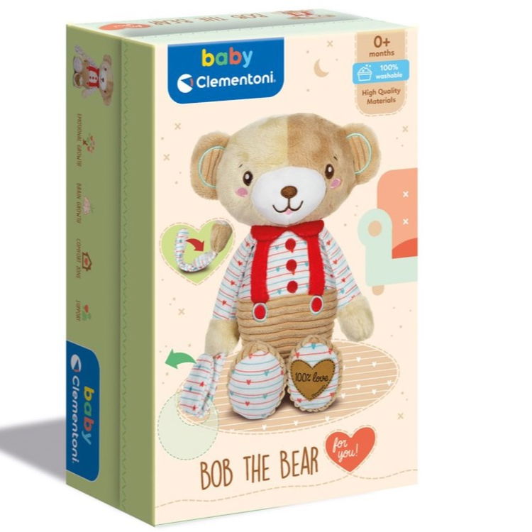 Меко бебешко мече в кутия