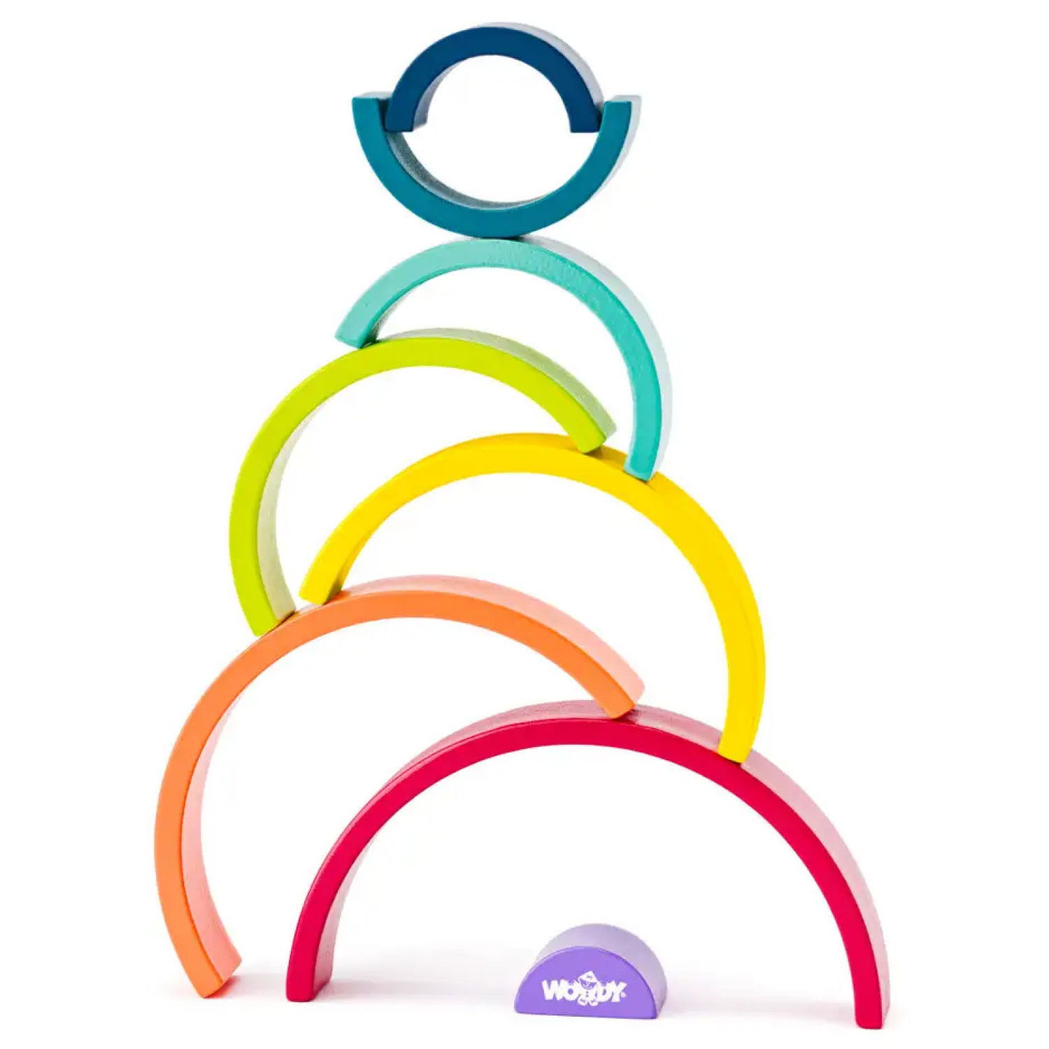 Дървени форми за подреждане Дъга