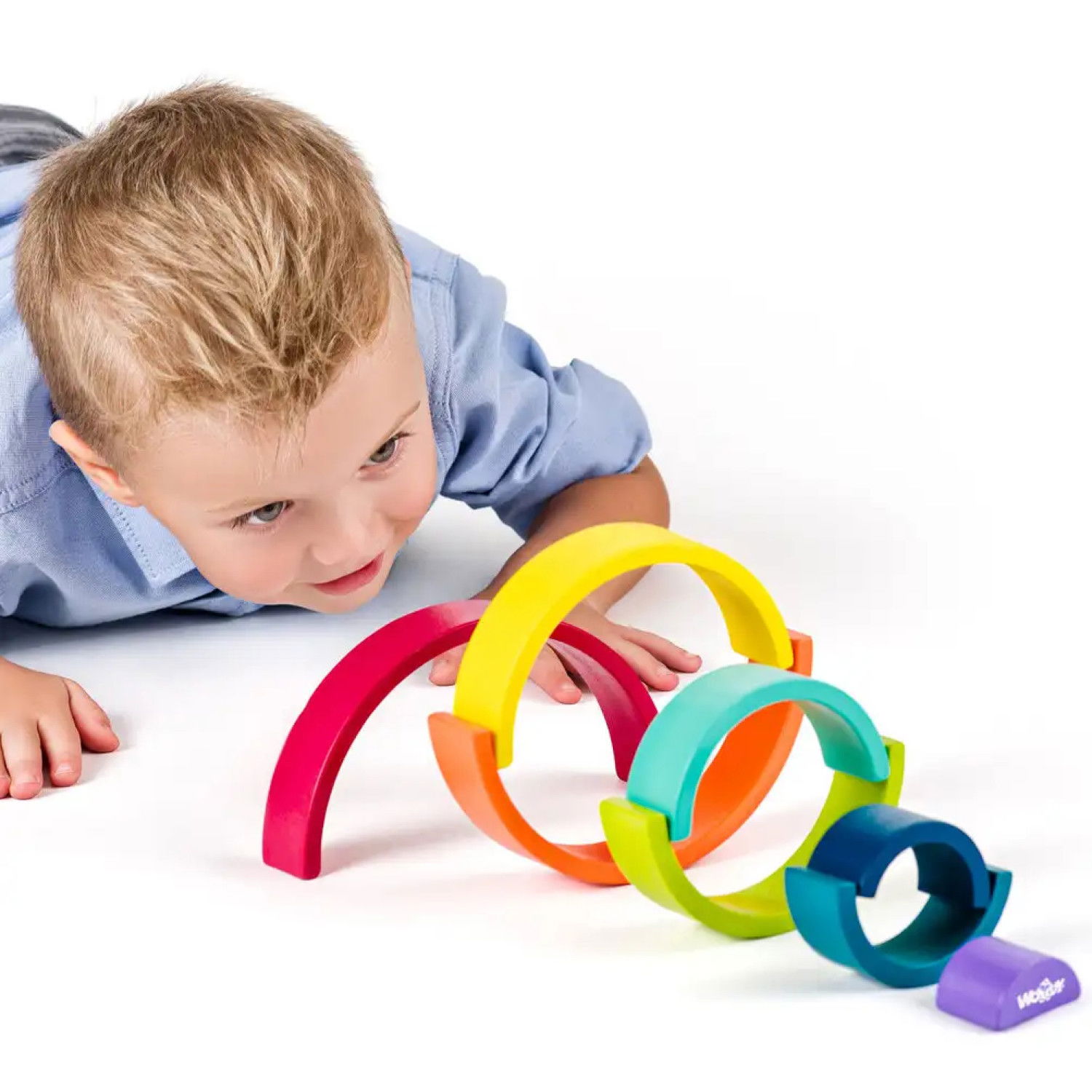 Дървени форми за подреждане Дъга