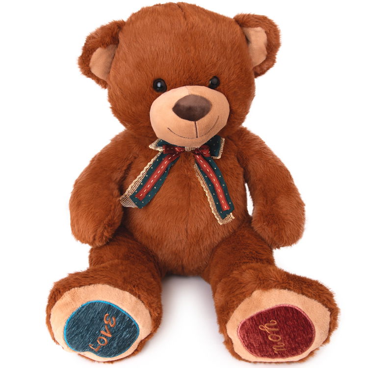 Плюшено мече с панделка