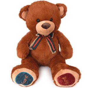 Плюшено мече с панделка