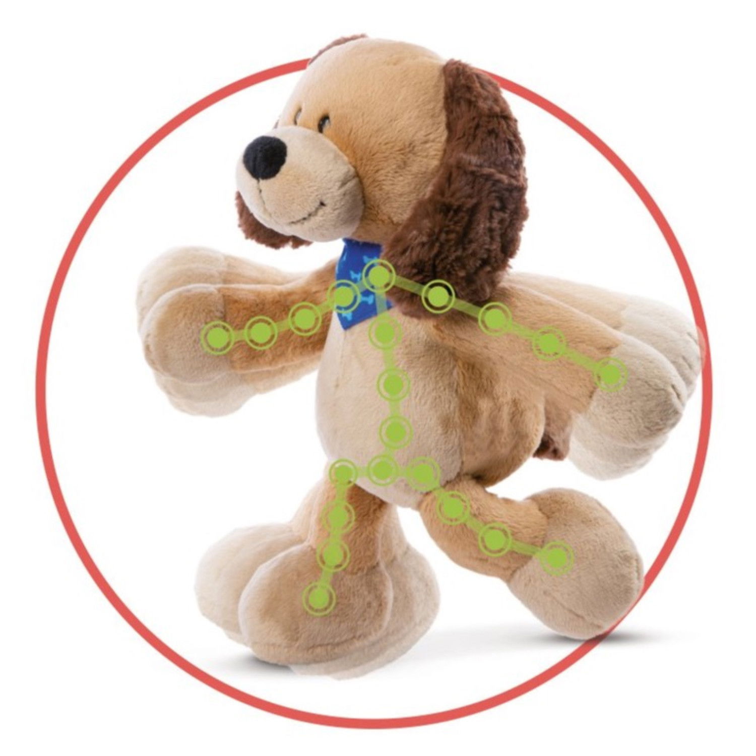 Подвижно плюшено куче Барки NICI