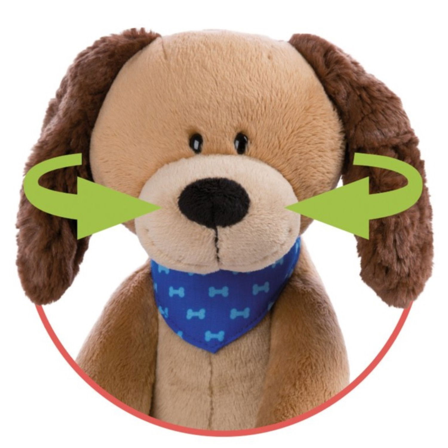 Подвижно плюшено куче Барки NICI