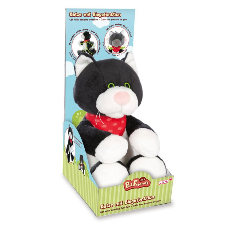 Подвижно плюшено коте Пепър NICI
