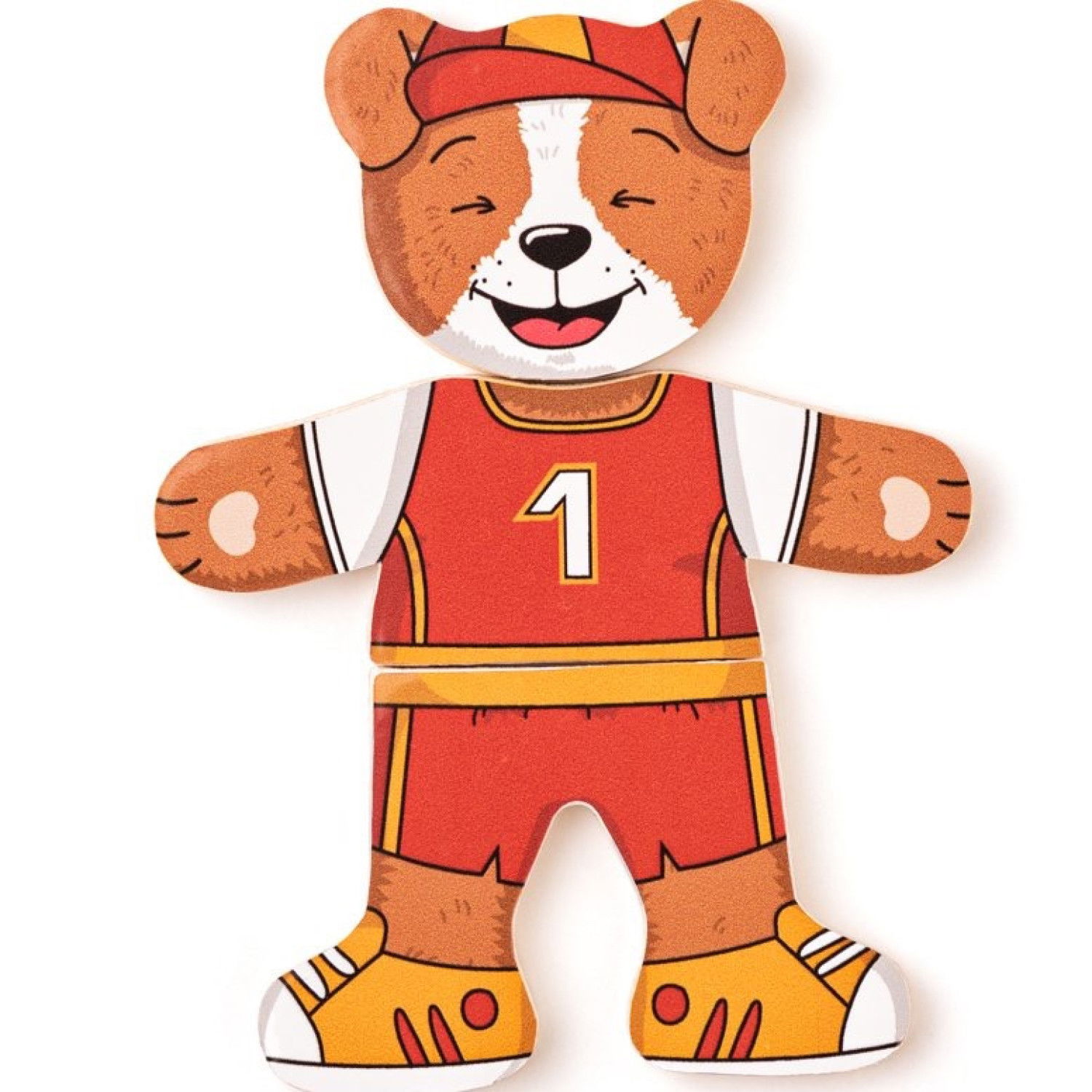 Комплект 6 дървени пъзела Кучето Джаф