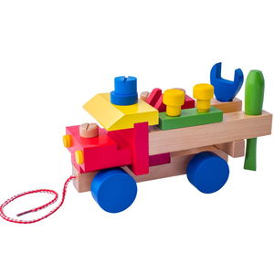 Дървен конструктор Камионче