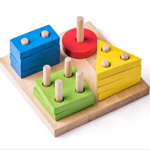 Дървена низанка Форми и цветове