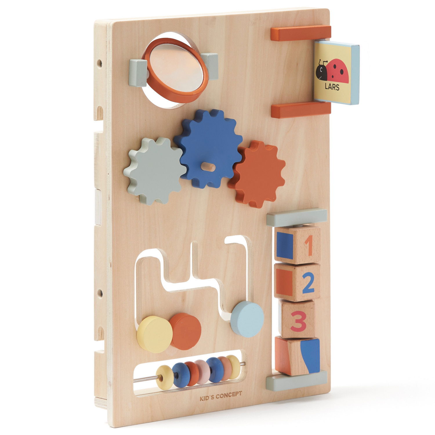 Дървена проходилка с активен панел