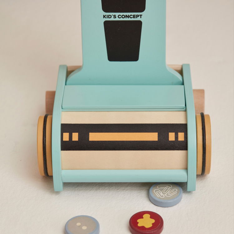 Дървена играчка Прахосмукачка